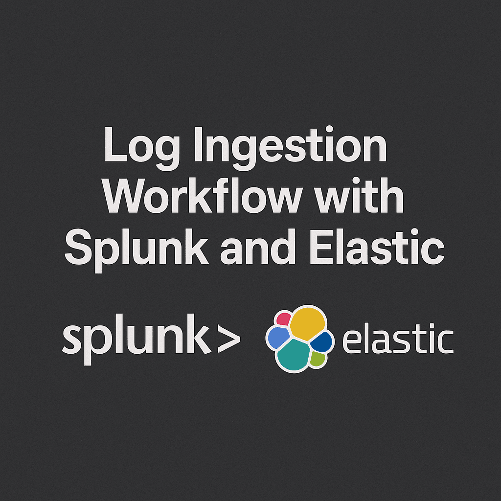 Log Ingestion Workflow with Splunk and Elastic